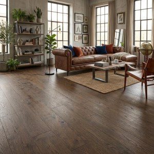 PARQUET PREFINITI - Rovere Jumbo Gibilterra - Olio Cerato - Smoked - Spazzolato - Piallato-3